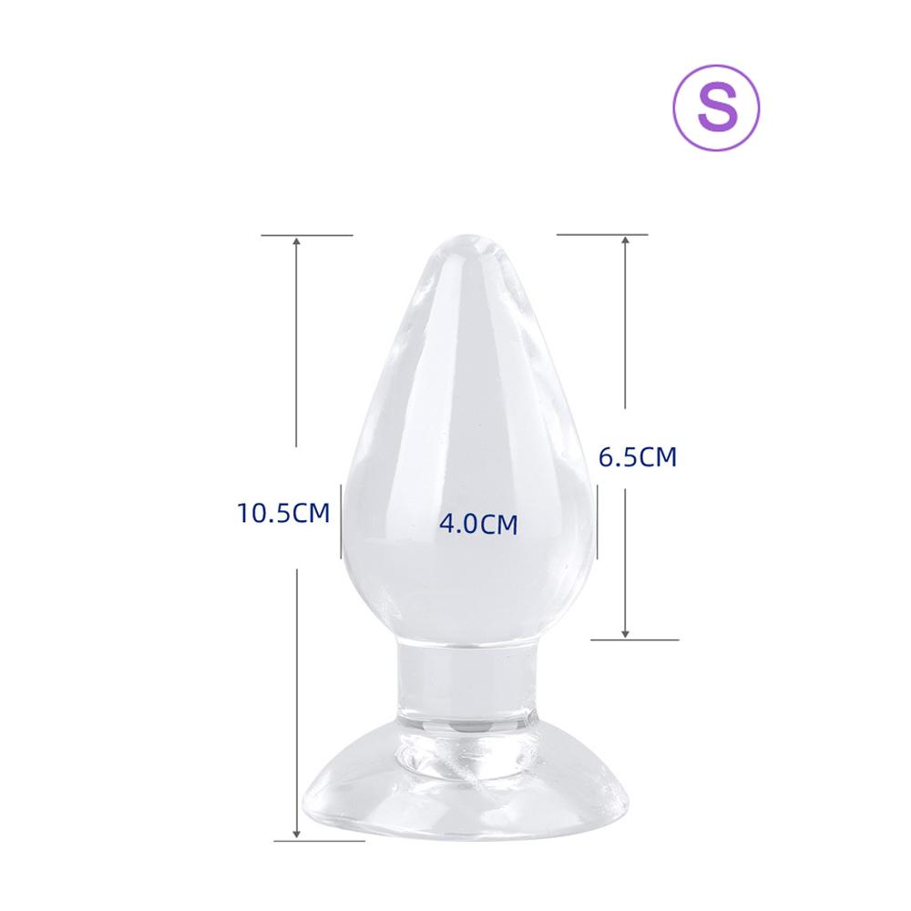 Super Big Soft Anal Plug Butt Plug TPE Clear Large Huge Sex Toys Anal Dildo Bead Unisex Erotic Toys Sex Products for Men Women