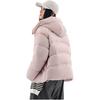 Anta Simple Hooded Letter Loose Warm Zipper Sports Down Jacket Women outerwear 162618906-5