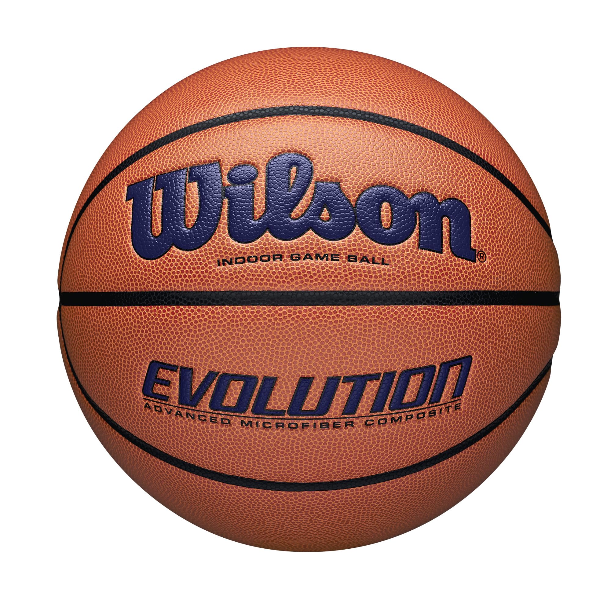 

[Эксклюзив Amazon.co.jp] Баскетбольный мяч Wilson EVOLUTION WTB0595XB0702, для игры в помещении/на улице, размер 7, прибл.. Диаметр 24,5 см, темно-синий