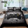 Game Duvet Cover Set Game Contoller Comforter Cover for Kids Boys Teens Player Game Double Queen King Size Polyester Bedding Set