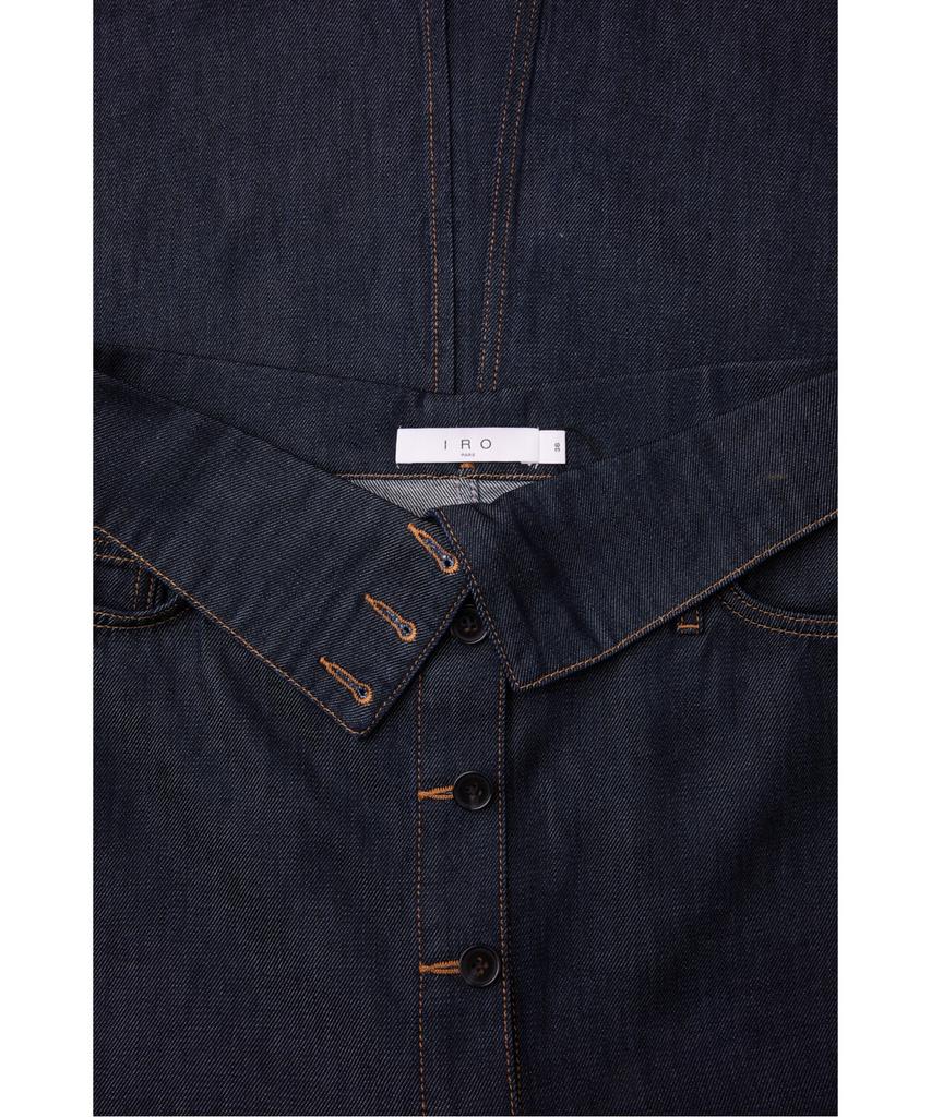 IROWOMEN Rosiane Tencel Denim Foldover Skirt Iokam26101Bux