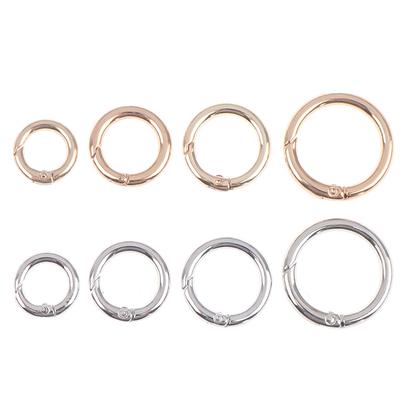 2Pcs Metal Spring O-Ring Buckles Clips Carabiner Purses Handbags Bag Accessories
