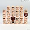 Hot 66pcs/lot Mini Figure Creativity Head Faces Laugh Cry Cute Facial Expression Blocks Construction Bricks Model Children Playthings JT007-A -B