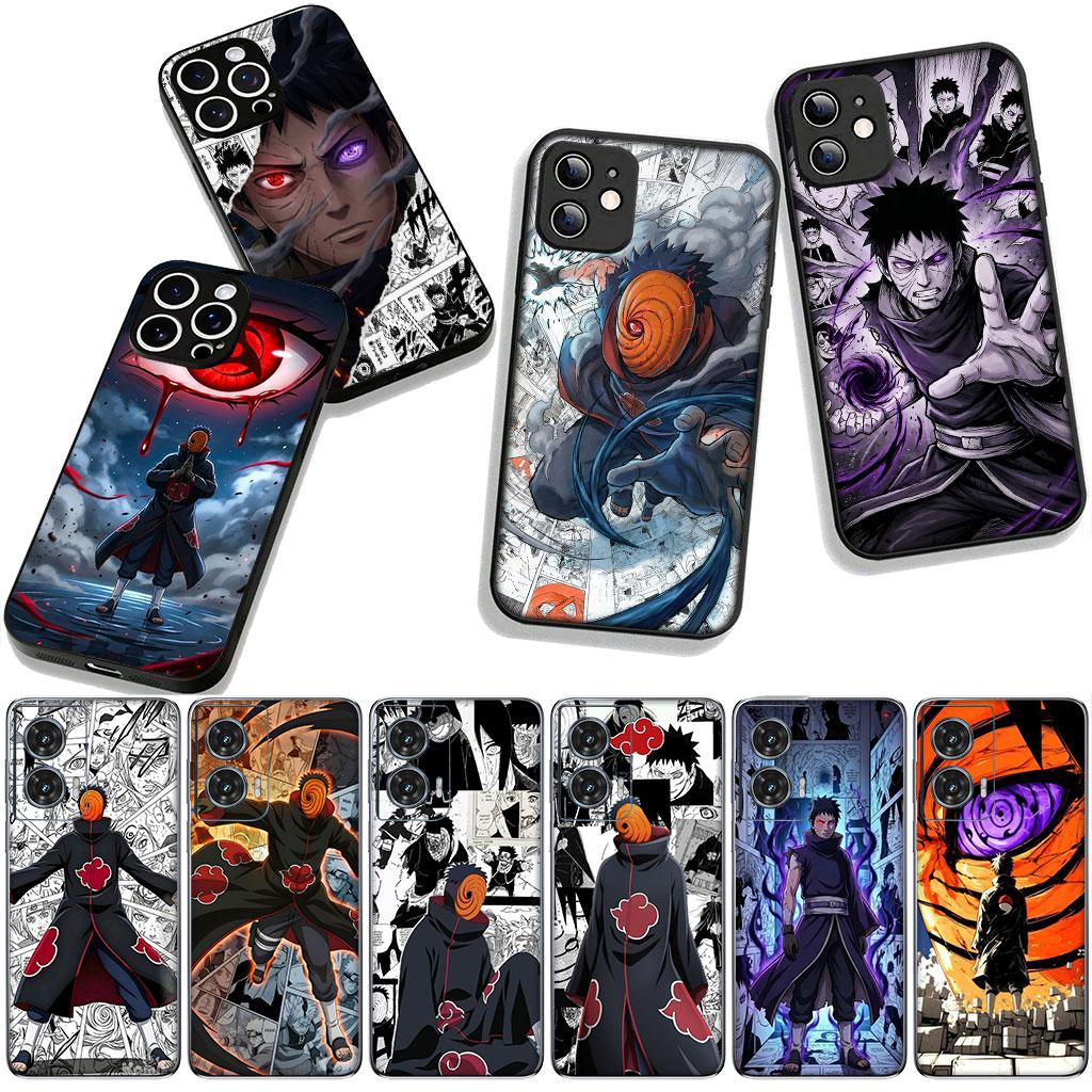 Anime Obito Narutos Uchiha Tobi Case for Samsung Galaxy A25 A37 A57 A12 A14 A31 A41 A50 A51 A70 A71 A72 A21S M15 Note 20 9 8 10