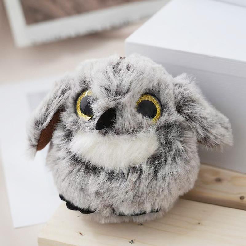 

Милый Сова Уникальный Плюшевый Брелок из Мягкой Ткани и с Очаровательным Дизайном Идеально Подходит для Детей, Коллекционеров Кукол и BlackGray