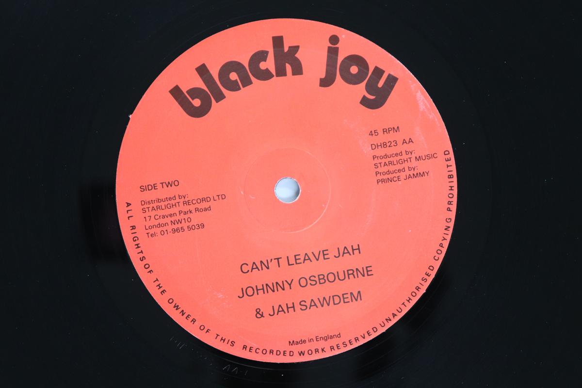 

12inch Record JOHNNY OSBOURNE, JAH SAWDEM / NATUR - Can t Leave Jah / Be Wise DH823 BLACK JOY UK Reggae, Ska & Dub Used