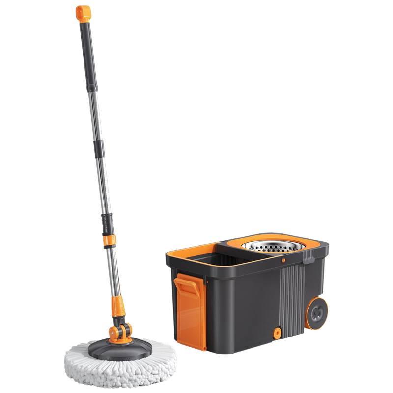Enhanced Home Rotating Mop: No-Hand-Wash Automatic Bucket for Effortless Cleaning