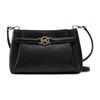 Michael Kors Classic Commuter Zipper Closure Leather Underarm Bag Baguette Shoulder Bag Small Women bags Black 32F2GAQC1L-001