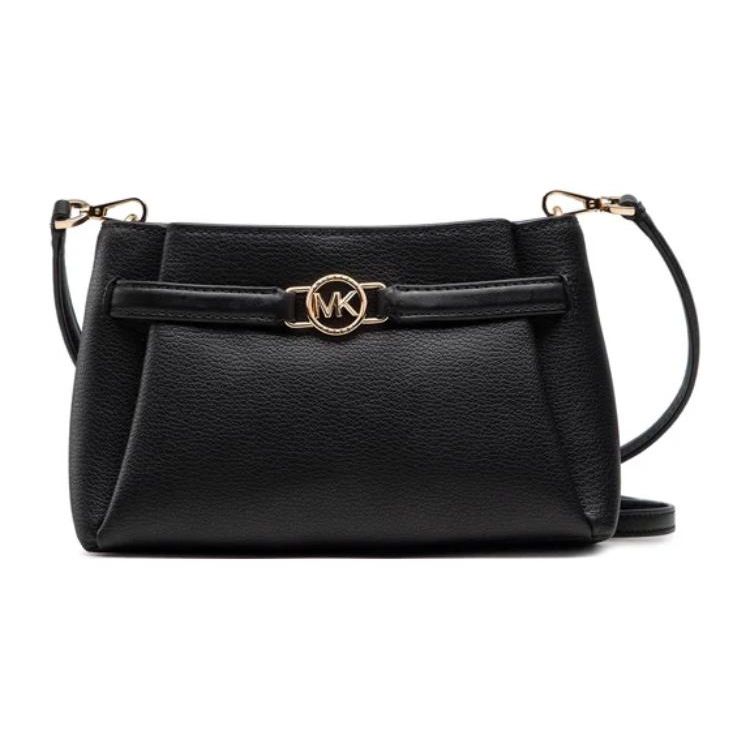 Michael Kors Classic Commuter Zipper Closure Leather Underarm Bag Baguette Shoulder Bag Small Women bags Black 32F2GAQC1L-001