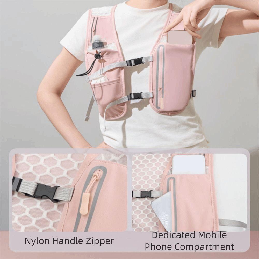 4L Reflective Running Vest Pack Waterproof Water Chest Pack Cycling Vest Backpack  Trail Running