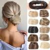1 Pezzo Chignon Sintetico Dritto Elastico Chignon Coda di Cavallo Extension Capelli Finti Clip Capelli Acconciatura