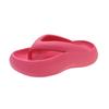 Women's Thick-Soled Non-Slip Flip-Flops: Trendy Summer Beach Sandals with Enhanced Walking Comfort