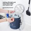 S/M/L Portable Cylindrical Thermal Lunch Cooler Bag Waterproof  Food Bag with Large Capacity Insulated Container for Picnic