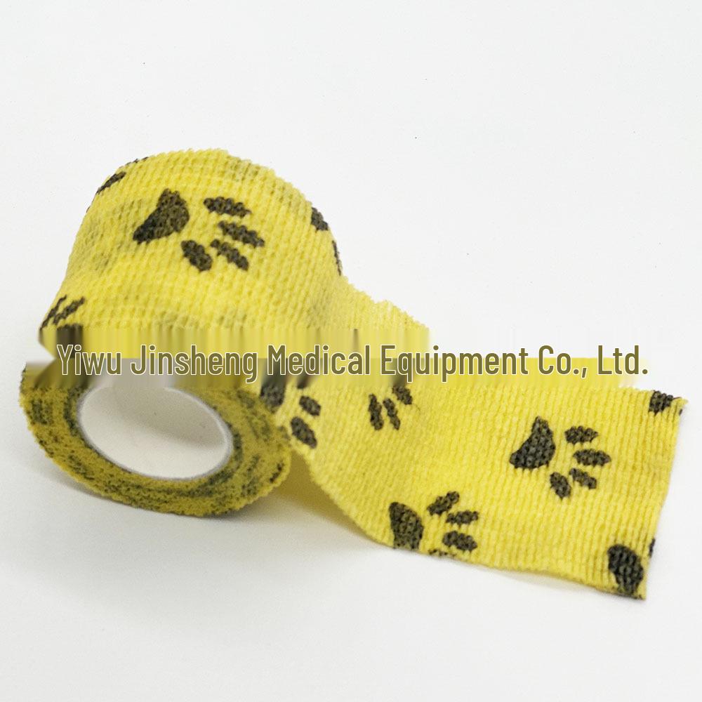 Selbsthaftende elastische Bandage zur Unterstützung von Handgelenk und Knöchel beim Sport