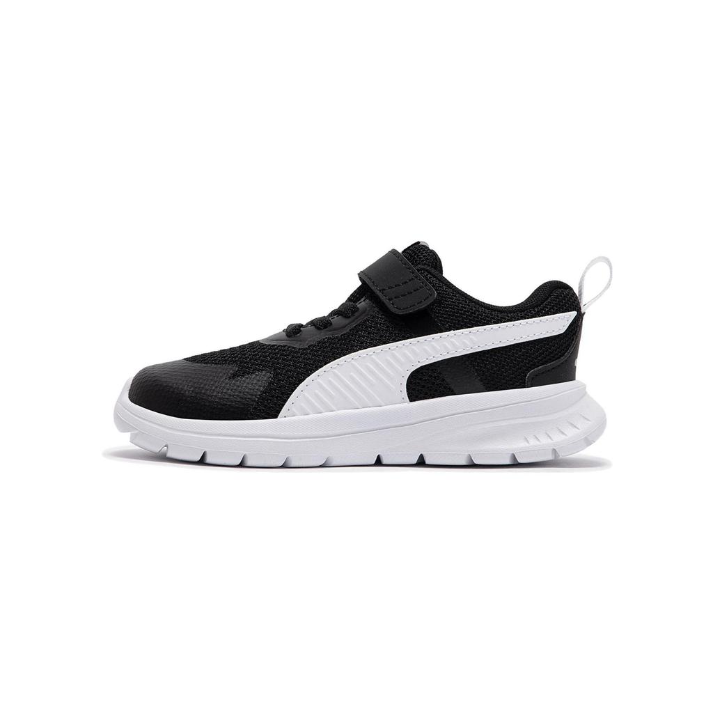 Puma Comfortable Versatile Trendy Low-Top Walking Shoes Baby Sneaker Black White 386240-05