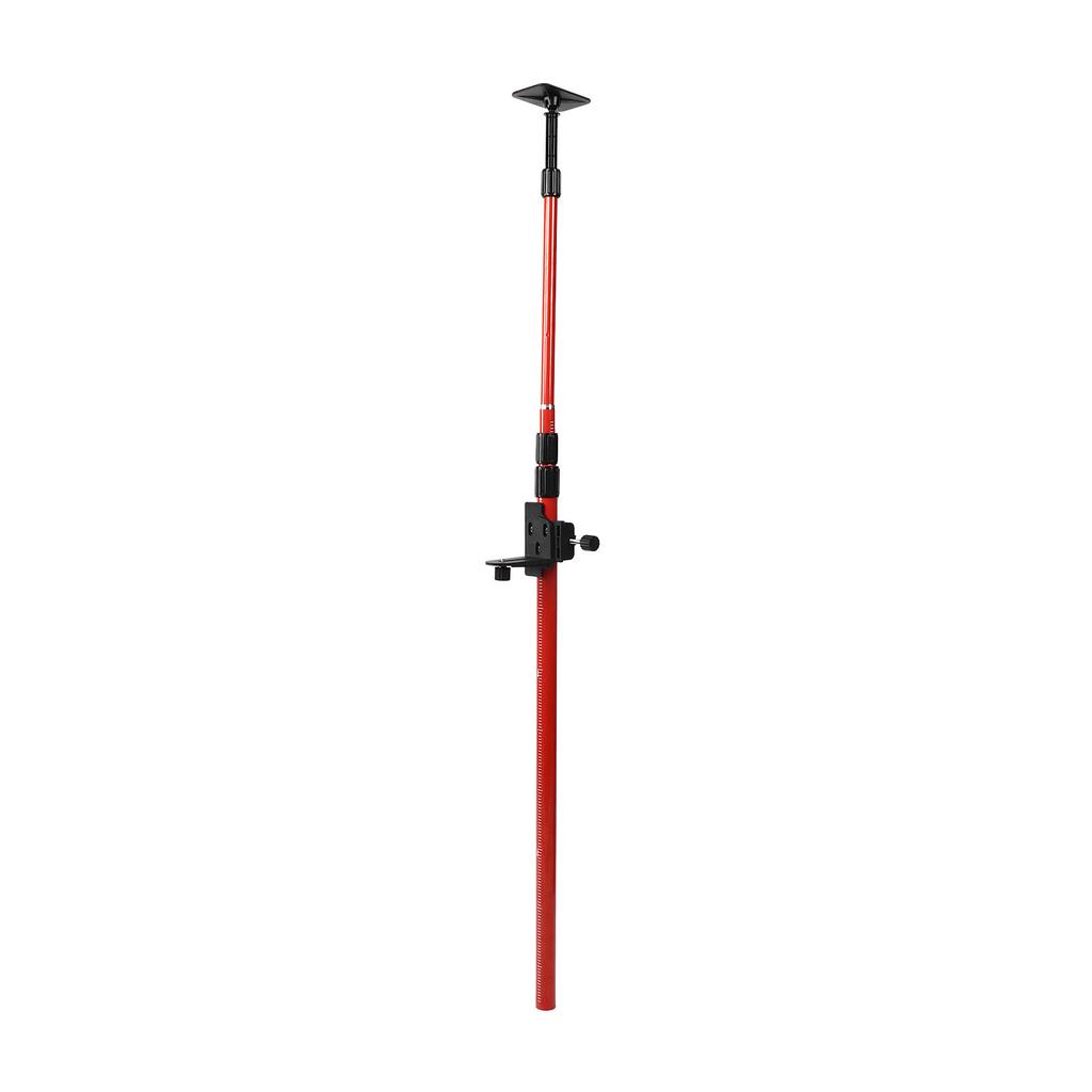 Laser Telescoping Pole Extendable Mounting Support for Rotary Line Lasers 4 Meter Red
