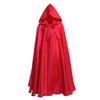 Vampire Cape Adult Long-length Witchcraft Hooded Cloak Halloween Party Cosplay Oufits Bow-tie Strap Medieval Vintage Easter Cape