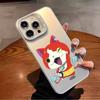 Y-Yokai Anime Watch Phone Case For iPhone 17,16,15,14,13,12,11,Pro Max,Plus Candy Silver Cover