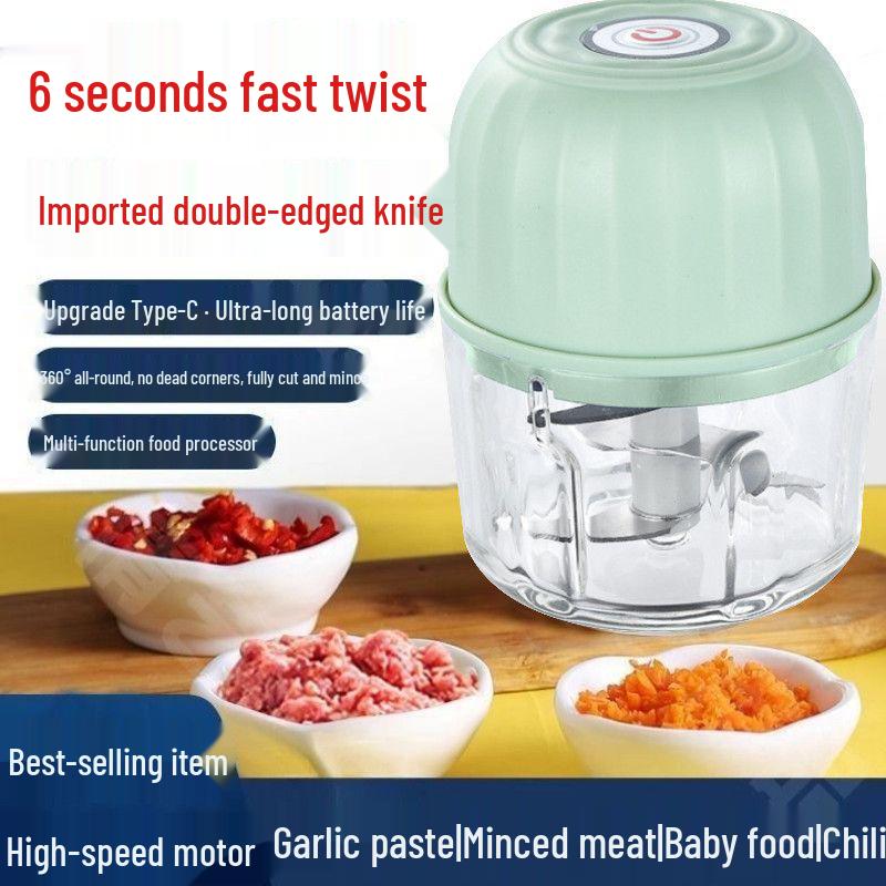 Electric Household Multifunction Meat and Garlic Grinder