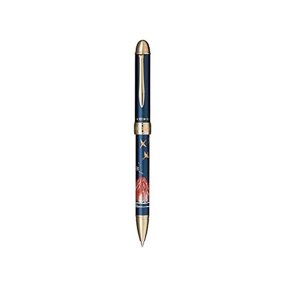 Sailor Fountain Pen Multifunction Pen Composite Yubi Makie Fuji Blue 16-0352-240 2-Color Ballpoint Black Red Mechanical Pencil 0.5mm HB 0.7mm
