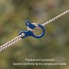 20Pcs 3 Holes Guy Line Cord Adjuster Lightweight Paracord Tightener  Outdoor Activity