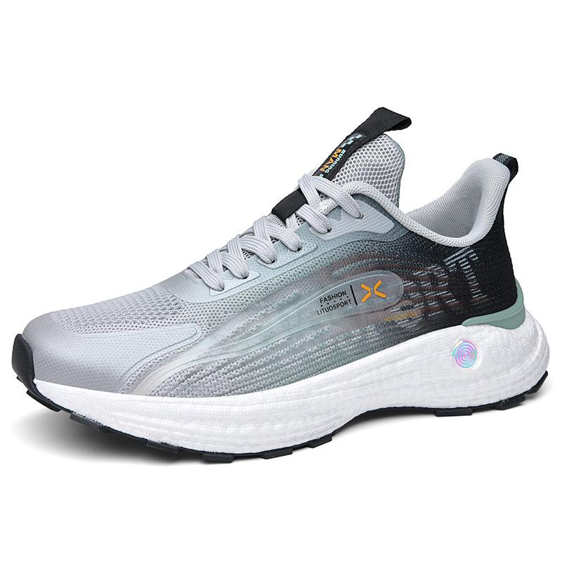 Running Shoes 2025 Summer New Breathable Mesh Casual Shoes Soft Sole Light Shock Absorption Versatile Couple Sports Shoes