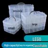 Extra Large 30-Grid Transparent Detachable Storage Box for Building Block Toys - Multi-Layer Organizer