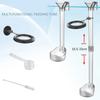 Shrimp Feeder Tube And Dish Plastic Fish Feeding Ring Floating Circle Easy To Use Aquarium Feeders For Tropical Fish