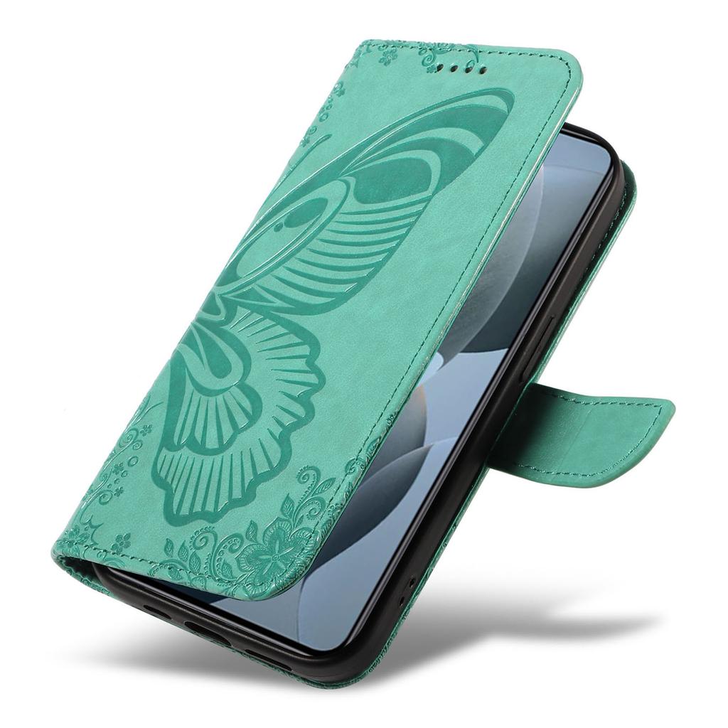 For Xiaomi 14T Case Butterfly Pattern Leather Wallet Flip Phone Cover