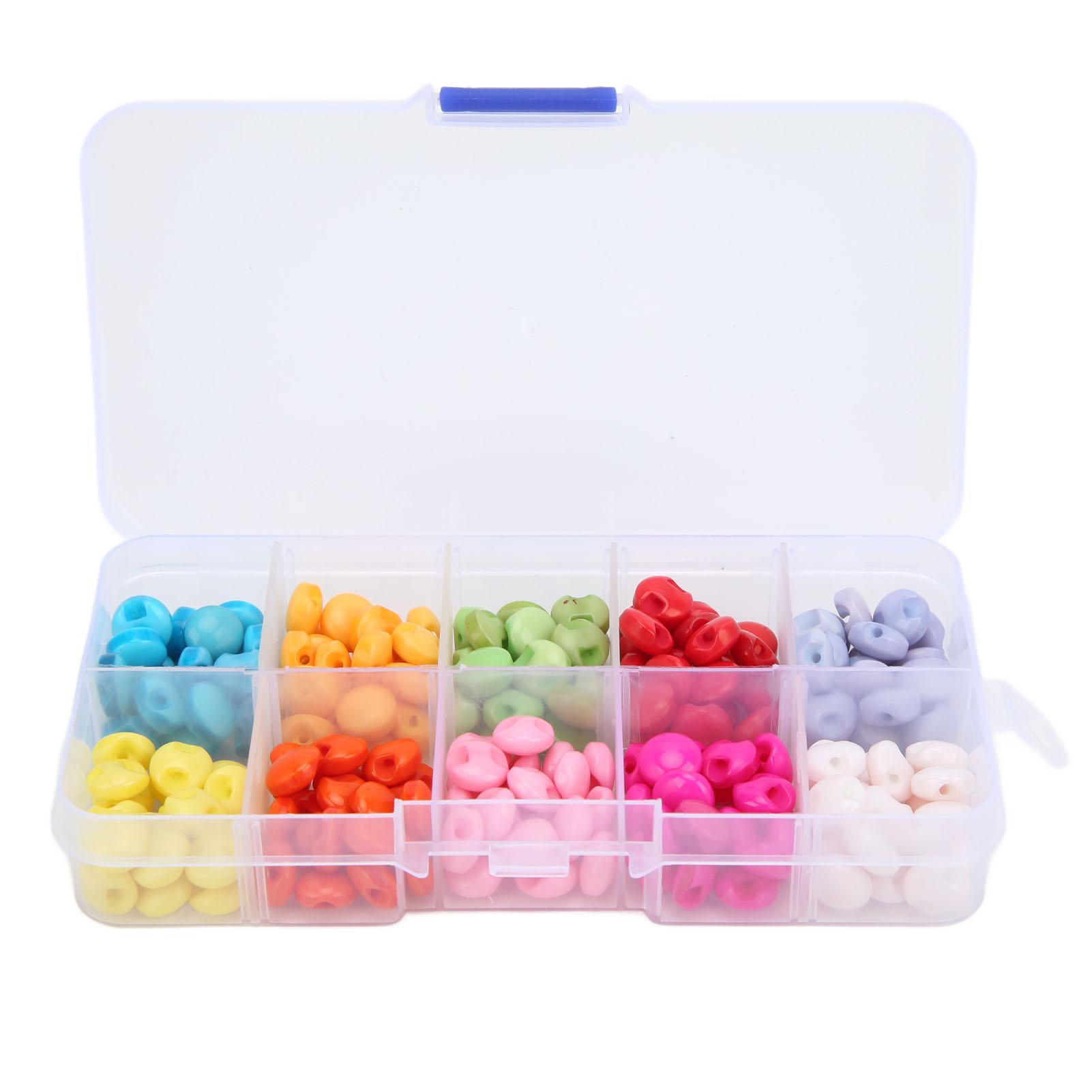 200 Boutons de Couture 9mm Résine Durable Inaltérable Accessoires pour Tricot Artisanat pour la Maison