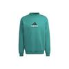Men's Originals Eqt Logo Embroidered Sports Round Neck Pullover Green HG8093