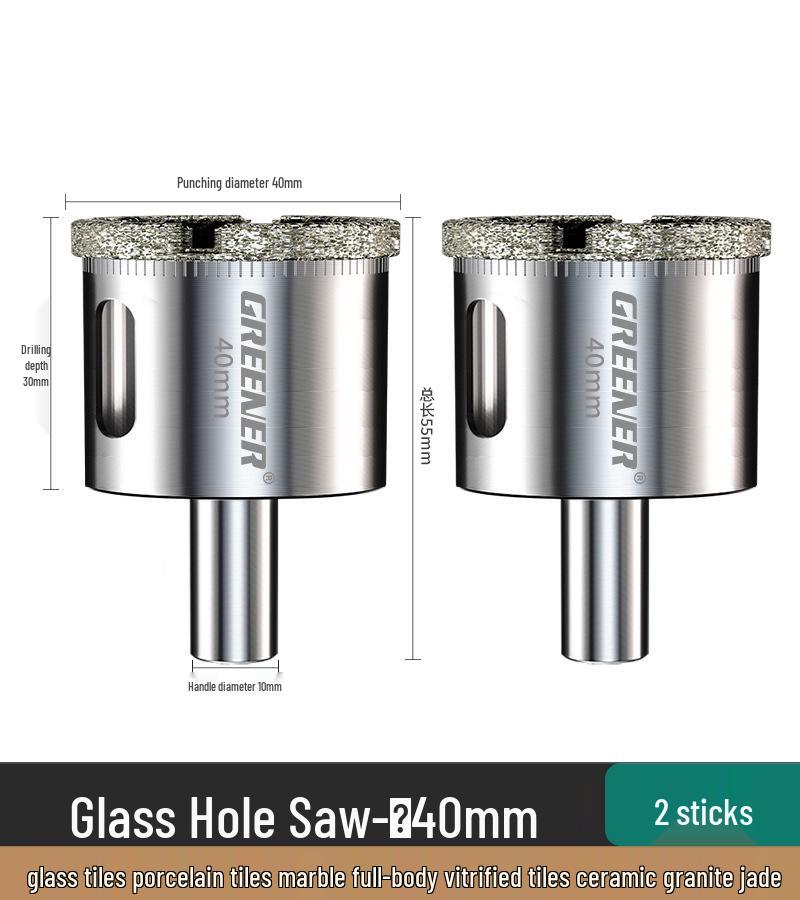 Green Forest Diamond Drill Bit for Tiles, Glass & Marble