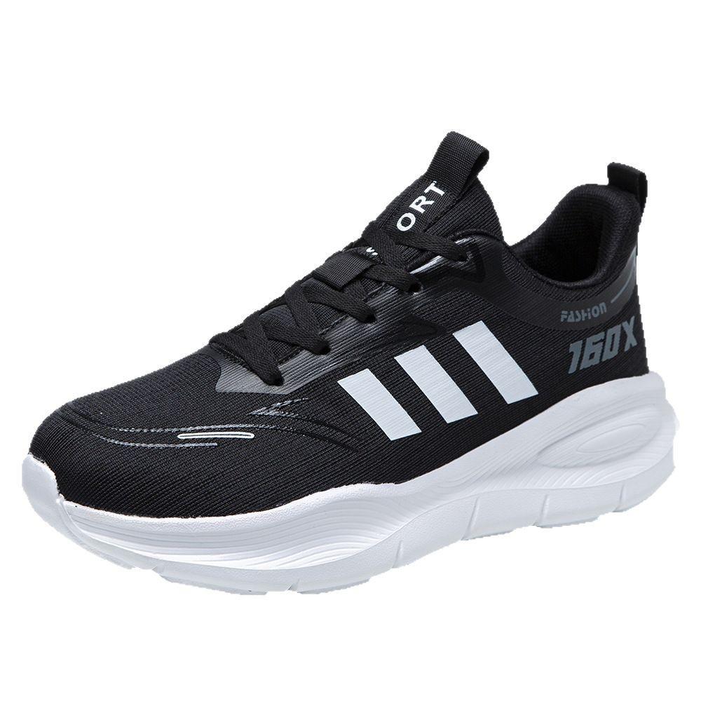Capelli lisci nuova primavera traspiranti casual scarpe sportive taglia grande scarpe da uomo plateau versatili scarpe da corsa per coppia