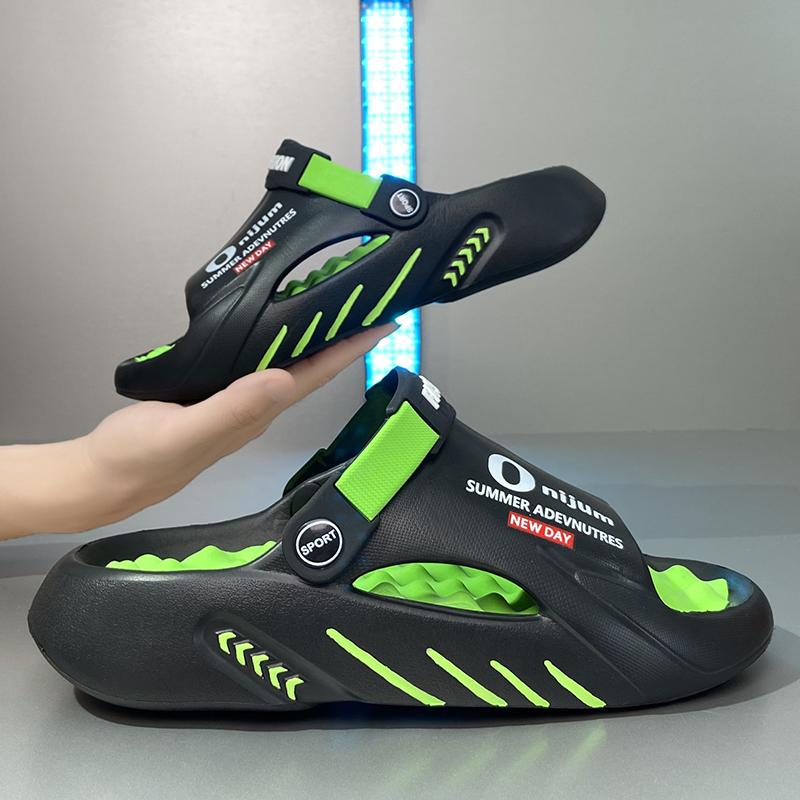 2025 Men's Massage Slippers Indoor Outdoor Sandals Beach Casual Shoes Comfortable Slides Men Women Home Slippers Big Size 46 47