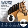 8pcs Woven Nylon Fabric Horse Mane Cover Bags Lightweight Woven Nylon Mane Bags  Paddock Turnout