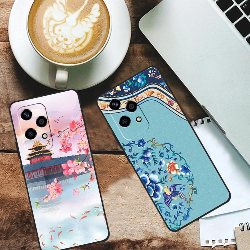 For Honor 200 Lite Case Pattern Printed TPU Shockproof Phone Cover