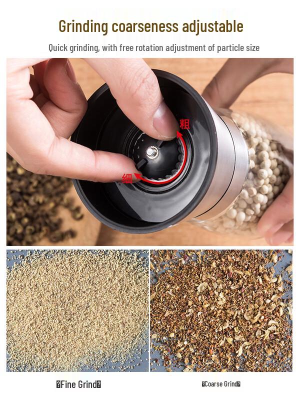 Zhao Ran Short Manual Pepper Grinder