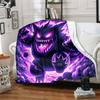 1pc Blanket Pokémon Characters Print Design, Lightweight Blanket for Sofa, Bed- Soft &Warm, Gift for All Seasons Like Christmas, Halloween