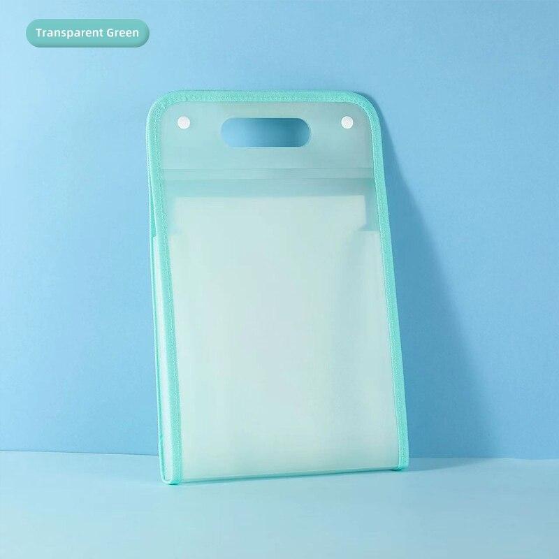 13 Pocket File Folders Portable A4 Letter Size Macaron Color Accordian Document Organizer for Classroom Office Home Storage