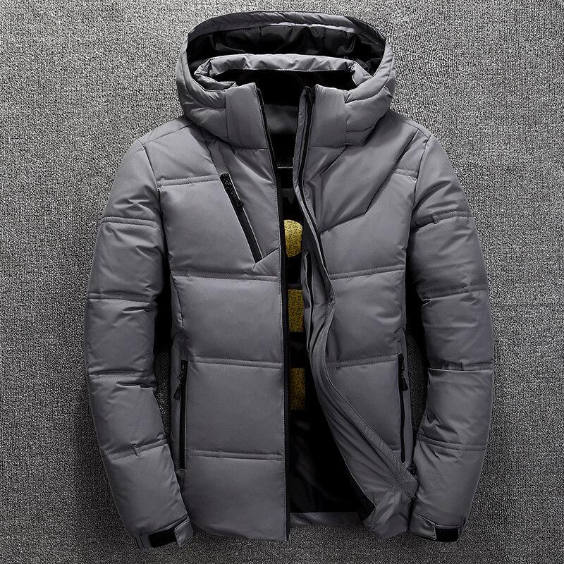 Men`s Loose-Fit Stylish Down Jacket with
