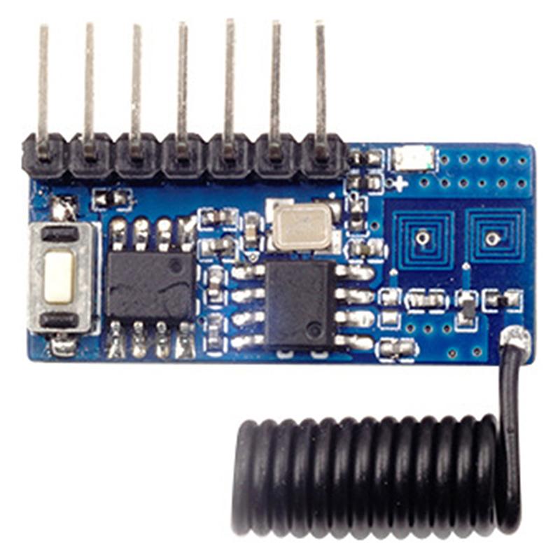 1Pc 433Mhz Rf Receiver Learning Code Decoder Module 4 Channel For 1527 Encoding