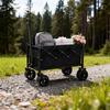 RV Picnic Foldable Hand Cart: Outdoor Travel & Multifunctional Detachable Stall Cart