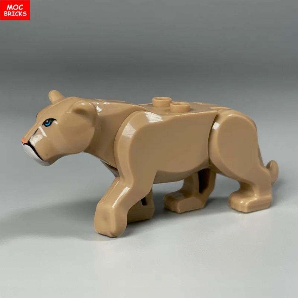 

MOC Bricks Jungle Underbrush Forest Animal Monkey Goat Giraffe Bird Night Owl Accessories Building Blocks Friend Toys Gifts