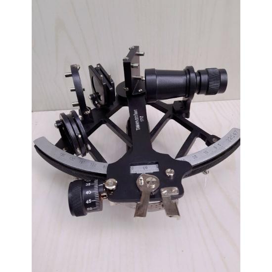Sextant De Navigation Tamaya En Laiton Massif - Reproduction Ancienne Fonctionnelle