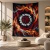 Arazzo Decorativo, Arte da Parete Stampata Red Hot Chili Peppers, Appeso a Parete Leggero per Sfondo della Camera da Letto