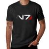Mass Effect N7 Logo Tshirt Customizeds Graphic T Shirt Vintage Unisex Graphic T Shirts