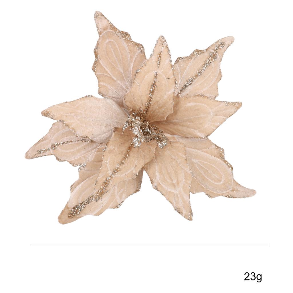 Jul Julfest Julstjärna Blomma Julhängande Dekoration Vacker Ornament Högkvalitativt Material