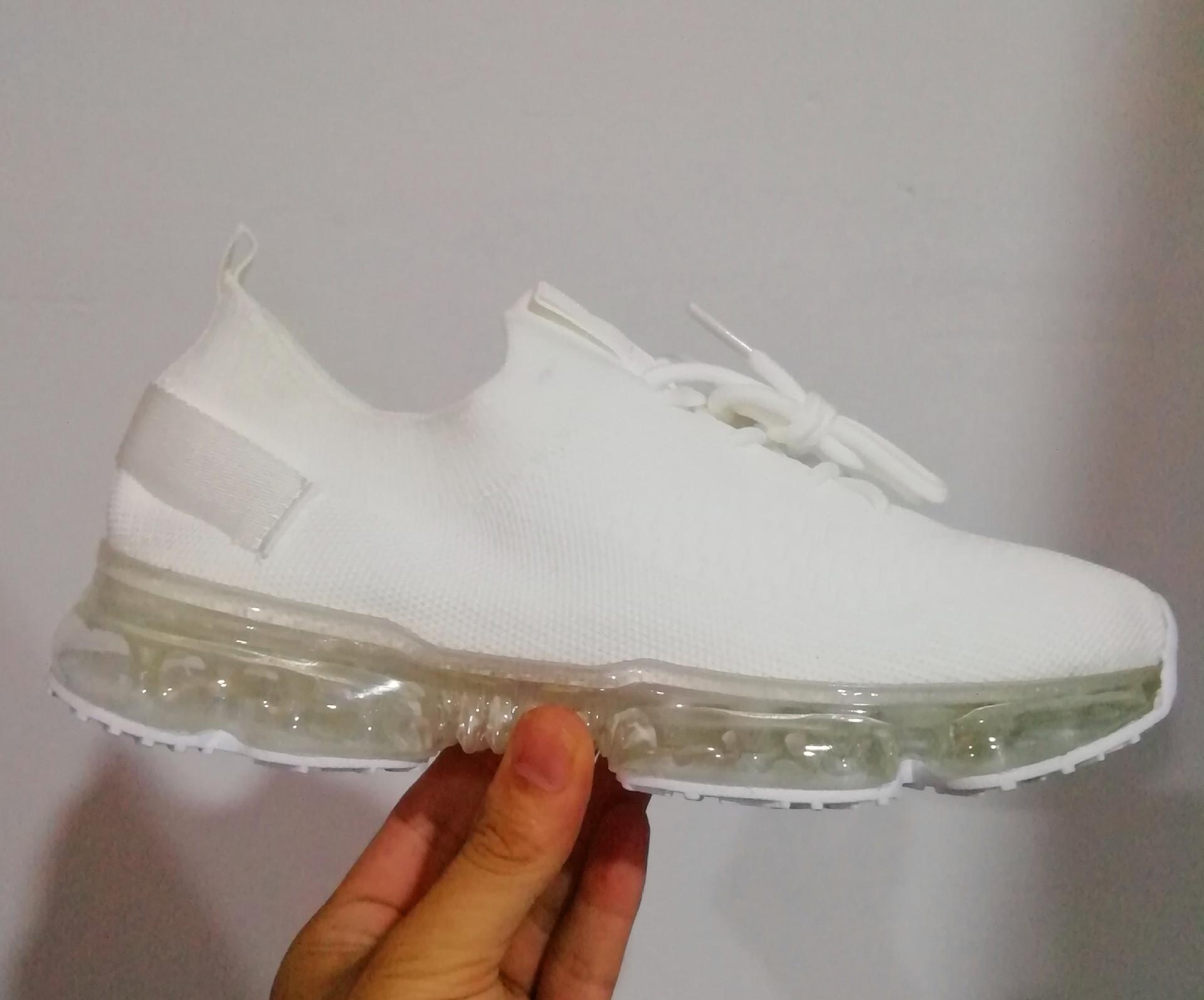 

Модные трендовые женские туфли 2024 года, модные женские кроссовки на воздушной подушке, удобные сетчатые теннисные туфли, новые повседневные спортивные туфли в тон 35 белый