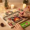 Handmade Christmas Diamond Painting Art Kit Santa Claus 3D DIY Pearl Bead Art Set Creative Christmas Socks