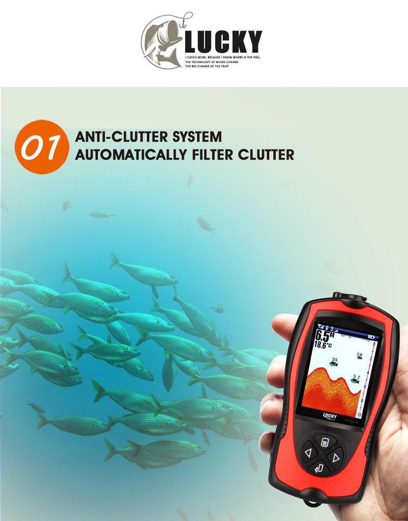Wireless HD Color Sonar Fish Finder - Smart Outdoor Fishing Gear